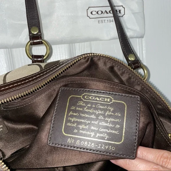 Coach shoulder bag purse - Picture 2 of 4